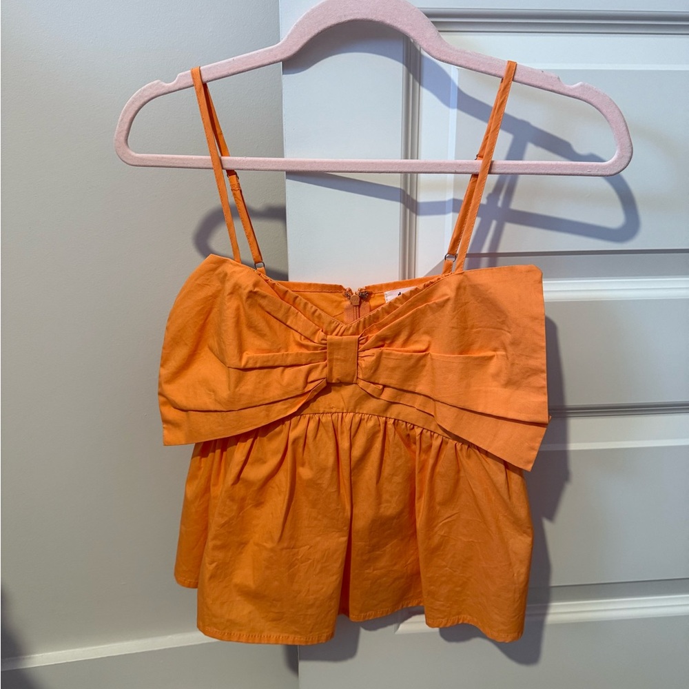 Orange Bow Tank
